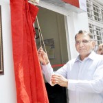 page3-1 Chief Secretary Madhav Lal inaugurating Modern Post Office in Civil Secretarieat Jammu on Wednesday.