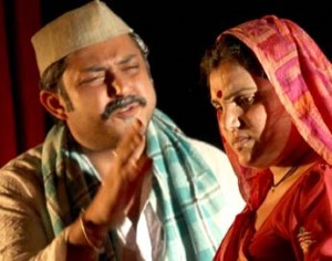 A still from Rabindranath Tagore’s story ‘Raasmani Ka Beta’ performed at Govt. Women College, Gandhi Nagar on Tuesday. A still from Rabindranath Tagore’s story ‘Raasmani Ka Beta’ performed at Govt. Women College, Gandhi Nagar on Tuesday.