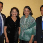 Samir Chopra (President-Elect - Indian Americans of New York); Mrs. Usha Chopra (Past President - India Association of Long Island); Judge Elizabeth Pessala ( Recipient of the Nassau County Bar Association Presidents Award); Dr Parveen Chopra (President - Asian American Coalition USA); posing for group photograph. Samir Chopra (President-Elect - Indian Americans of New York); Mrs. Usha Chopra (Past President - India Association of Long Island); Judge Elizabeth Pessala ( Recipient of the Nassau County Bar Association Presidents Award); Dr Parveen Chopra (President - Asian American Coalition USA); posing for group photograph.