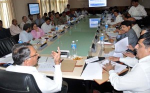 Chief Secretary, Madhav Lal at State level screening committee meeting on BADP on Friday. Chief Secretary, Madhav Lal at State level screening committee meeting on BADP on Friday.