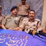 SSP Jammu, Prabhat Singh addressing a press conference at Jammu on Saturday. SSP Jammu, Prabhat Singh addressing a press conference at Jammu on Saturday.