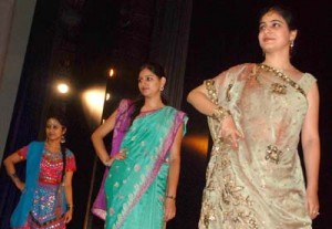 Participants during Traditional Costumes Show ‘Paridhan’ at General Zorawar Singh Auditorium, University of Jammu on Wednesday. - Excelsior/Rakesh Participants during Traditional Costumes Show ‘Paridhan’ at General Zorawar Singh Auditorium, University of Jammu on Wednesday. - Excelsior/Rakesh