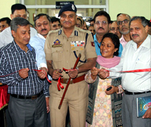 Police (DGP), K. Rajendra Kumar threw open auditorium in Police Headquarters at Srinagar on Wednesday. Police (DGP), K. Rajendra Kumar threw open auditorium in Police Headquarters at Srinagar on Wednesday.