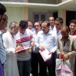 Dr. Jitendra Singh leading the BJP Membership drive in Reasi.