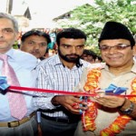 Minister for Law, Ali Mohd Sagar along with dignitaries interacting with students at DIET on Monday.