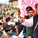Political Advisor to Chief Minister Devender Singh Rana addressing workers meeting at kastigarh on Tuesday.