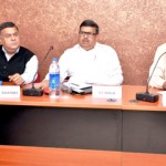 Power Grid officers at a programme held in connection with Vigilance Awareness Week at Jammu on Tuesday.