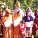 Participants of Tailoring Course posing for photograph at Chennani, Udhampur on Saturday.