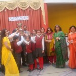 KC International students during Sur Sangam 2012 at Jammu on Saturday.