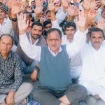 NMC activists at a meeting at Kanjali on Thursday.