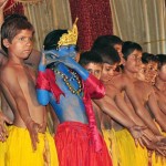 Students presenting cultural item during Annual Day celebration of SOS Hermann Gmeiner School at Jammu on Tuesday.