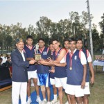 Winners of Inter Unit Sports Championship posing for a gruop phtograph