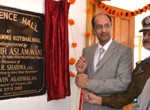 Minister of State for Home, Nasir Aslam Wani inaugurating Conference Hall at Kot Bhalwal jail on Wednesday.
