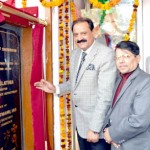 Minister for Industries and Commerce inaugurating JKI showroom at Exhibition Ground at Jammu on Wednesday.