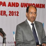 Minister of State for Home, Nasir Aslam Wani at workshop on census data dissemination on Wednesday.