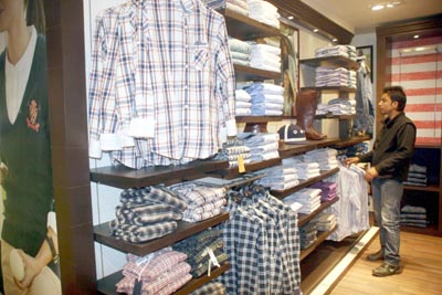A view of US Polo Showroom.