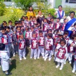 Toddlers during ‘Bunnies Camp’ held at Lawrence Public School, Sidhra on Wednesday.