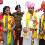 Minister for Housing, Raman Bhalla inaugurating Shiv Khori Mela at Ransoo on Saturday.