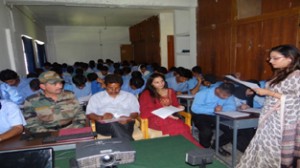 ‘Personality Development Workshop’ organised by Army at Poonch on Thursday.
