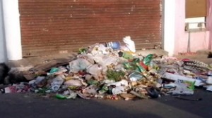 Eyesore: Garbage dumps that need to be removed.