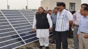 Minister of State for Science and Technology, Feroz Ahmed Khan and Minister of State for Health, Shabir Ahmed Khan at a inaugural function of SPP at Sarwal Hospital on Monday.