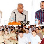 Governor, N N Vohra chairing Post Yatra 2013 meeting at Raj Bhavan on Friday.