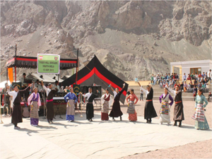 Participants during Youth Mela at Khaltse in Leh.