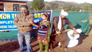 A scene from the play 'Akhir Kyun'.