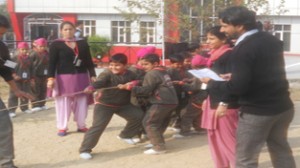 Tug-of-War competition in progress at RM College of Education.