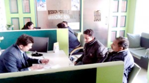 Participants during Investor Acquisition day at Jammu on Friday.