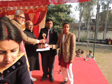 Dignitaries during concluding ceremony of Science Awareness Mela at Bhargava Degree College Samba.