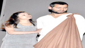 A scene from ‘Julius Caesar’ staged by ‘The Performers’ on Friday.