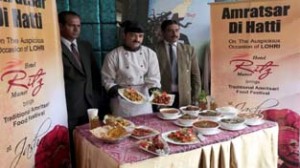 Delicious dishes at display during Punjabi food festival at Hotel Ritz on Monday.  -Excelsior/Rakesh