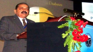 Dr. Jitendra Singh addressing National Diabetes Meet at Bangalore.