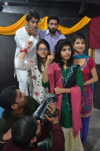 A scene from Hindi play presented by Natrang in its Sunday Theatre Series.