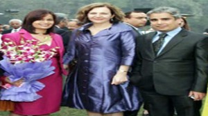 Political Secretary to CM, Tanvir Sadiq along with Ambassador of Kingdom of the Netherlands posing for photograph at New Delhi.