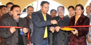 Jatinder  K Singh, District Development Commissioner  along with SBI officials inaugurating loan mela on Sunday.