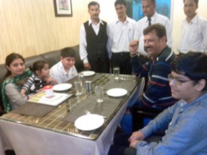 Customers during Kashmiri Food Festival at Mint Leaf on Thursday.