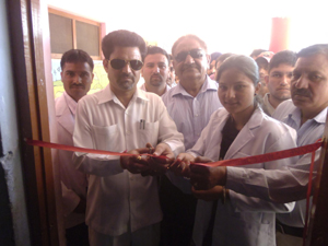 Dignitaries inaugurating Homeopathic Medical Camp at Marheen, district Kathua on Sunday.