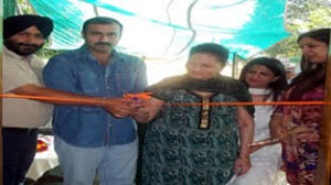 Ranjeet Kalra and Pradeep Dutta inaugurating Narulas Itsy Bitsy Sports & Activity Zone in Jammu.