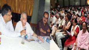 PK leaders at a seminar at Jammu on Tuesday. -Excelsior/Rakesh