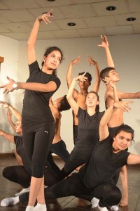 Artists performing an item during ‘Rhythmic Moves in Spring’ at IIIM auditorium on Wednesday.