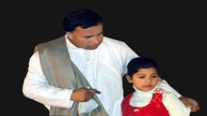 A scene from Hindi play ‘Kabuli Wala’ staged by STG Reasi at Udhampur on Monday.