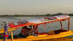 Tata Salt being branded in beautiful Shikaras in Srinagar.