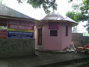 Newly constructed temple at Gopi Teerath, Srinagar.