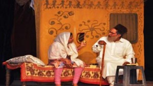 A scene from Dogri play ‘Shah Shahni’.