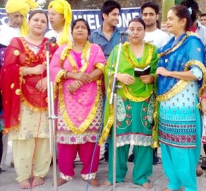 Song being presented during Musical Play Series in Jammu. 