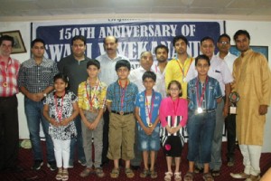 Winners of various events organized by PYC while celebrating 150th Birth Anniversary of Swami Vivekananda.