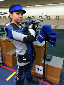Apurvi Chandela at Glasgow Commonwealth Games.