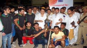 Amrit Malhotra, Chairman Legislative Council posing for a group photograph alongwith winners.